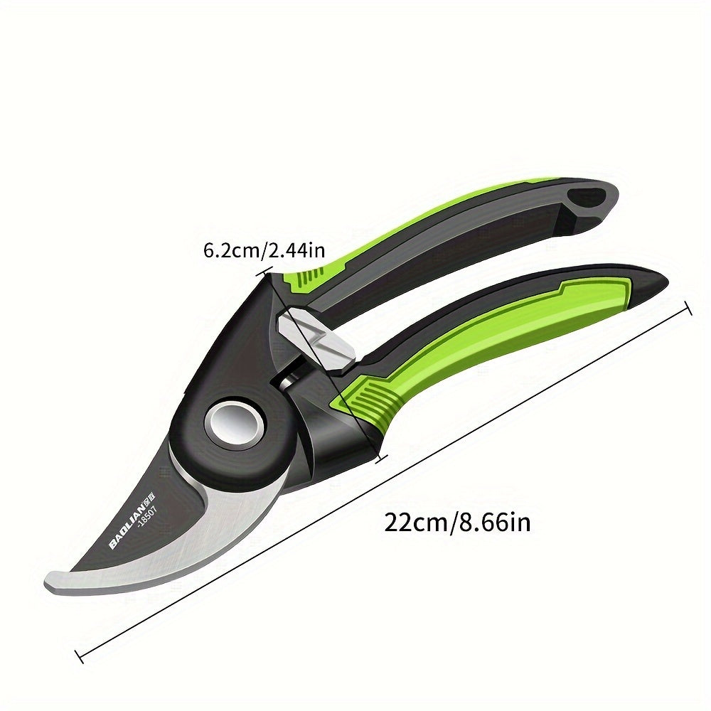 Professional Gardening Pruning Shears High Carbon Steel Ambidextrous Trim Tree Branches