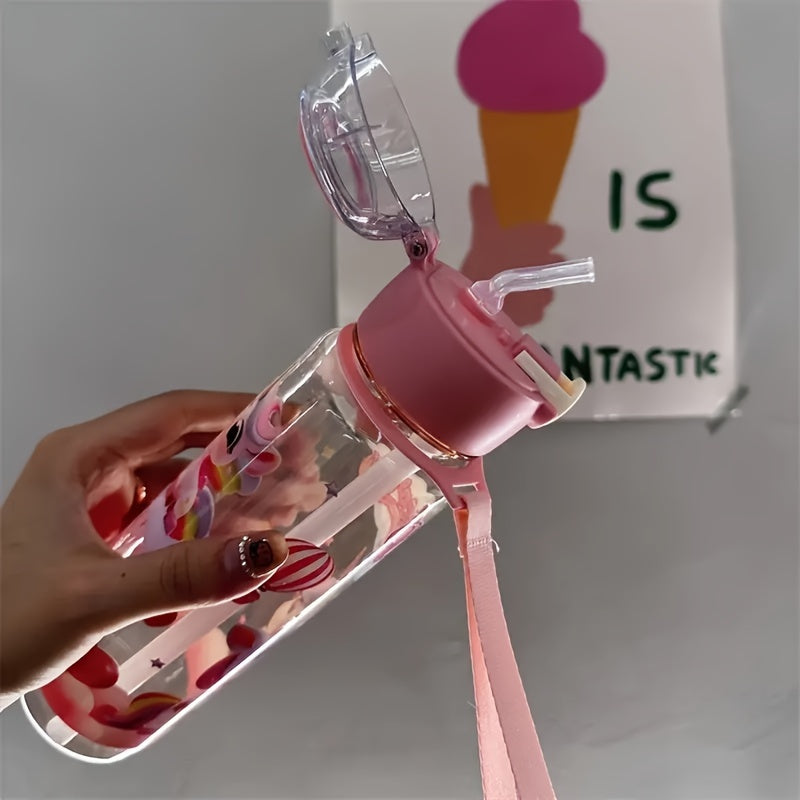 700ml BPA-Free Polycarbonate Water Bottle Leak-Proof for Outdoor Activities