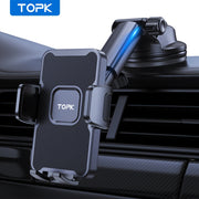 Soporte universal para teléfono de coche, soporte duradero para tablero, ajustable, compatible con smartphones