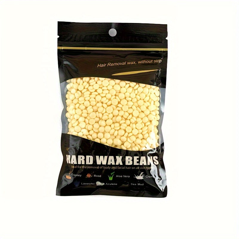 Cera de cera de abeja para mujeres y hombres, lavanda, 100 g, cera dura para depilación, hipoalergénica