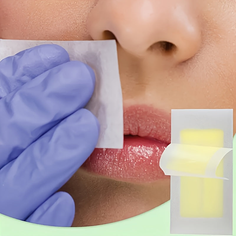 20Pcs Hair Removal Wax Paper For Facial Bikini Line Beard Eyebrows