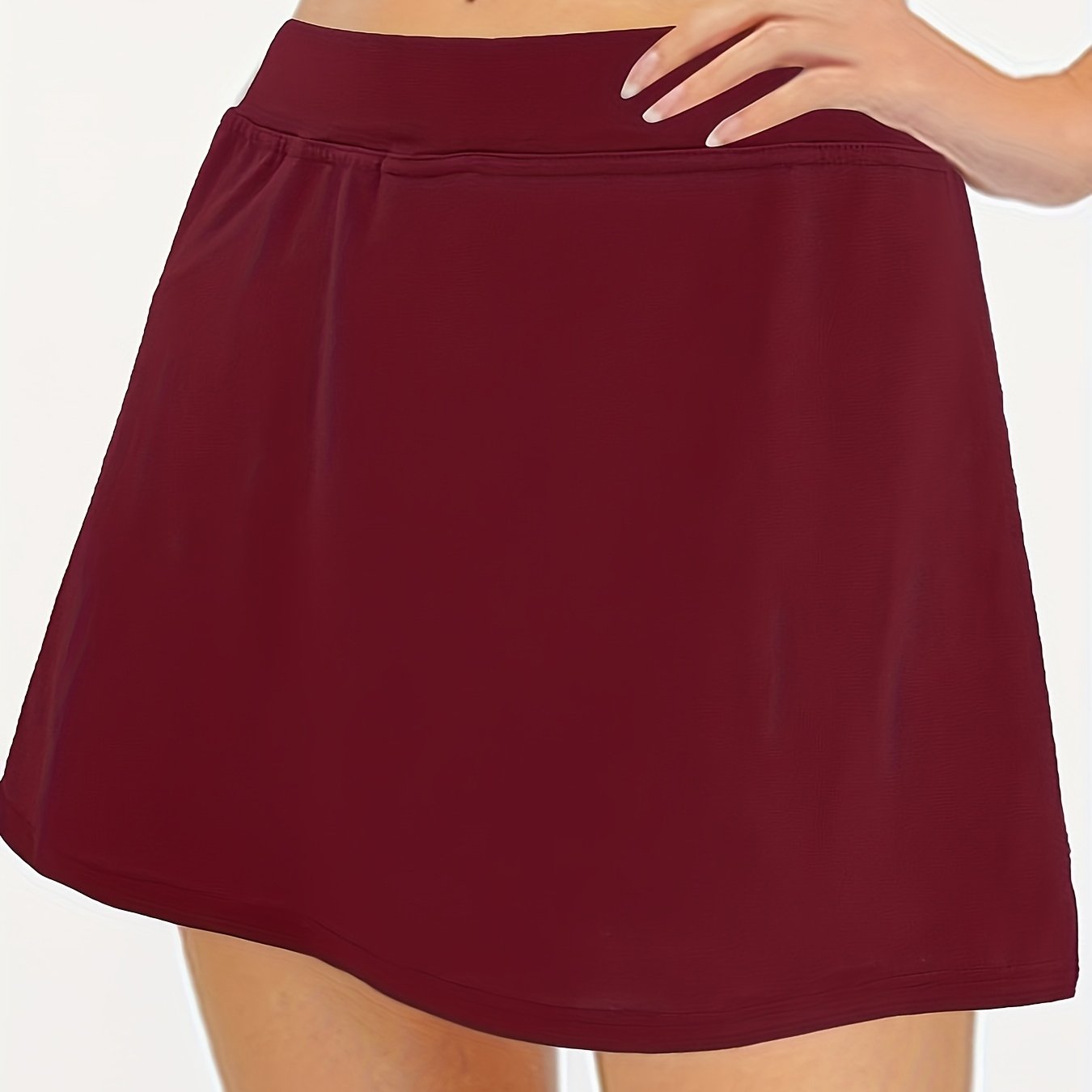 Falda atlética para mujer ligera y transpirable para correr, yoga y golf, con telas de tela ajustada