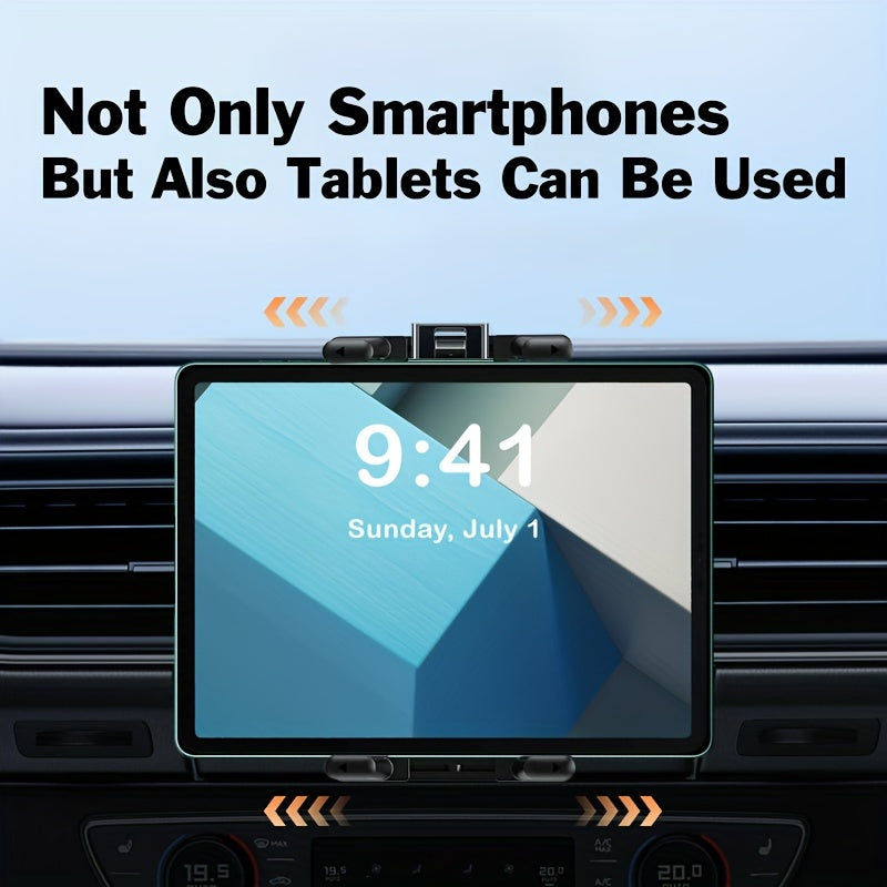 Soporte universal para teléfono y tableta para ventilación de coche, duradero, de ABS, ajustable y giratorio