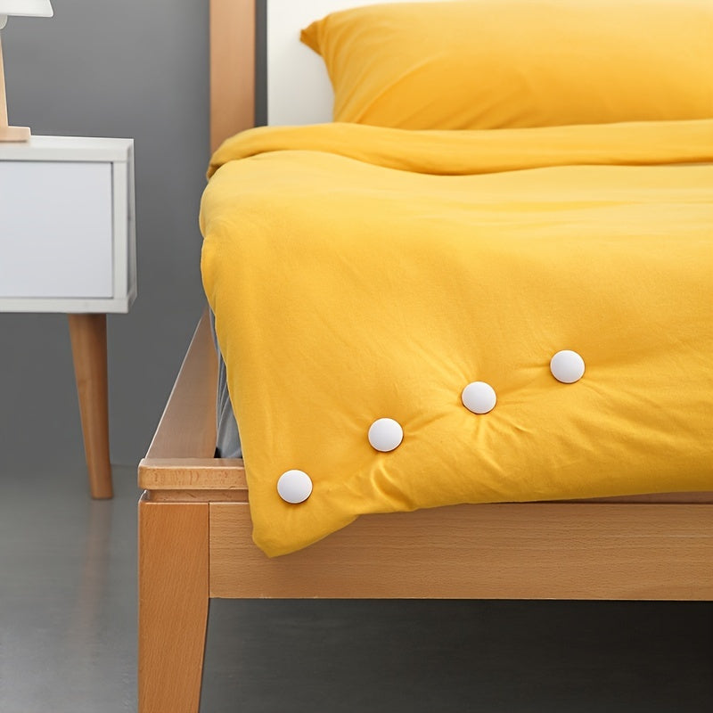Non-Slip Bed Sheet Clips Set of 2 Invisible Reusable Safety Clasps for Bedding