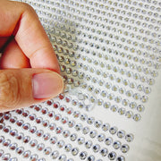 Artificial Crystal Rhinestone Decal for Car Mobile PC 880 Pieces 3mm