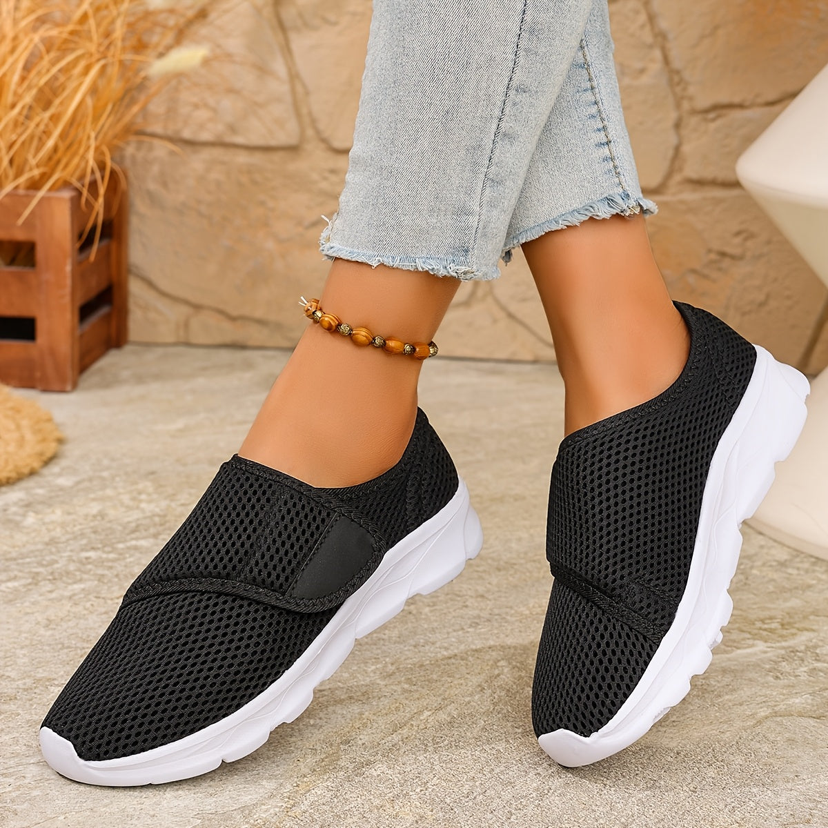 Unisex Orthopedic Sneakers for Wide Swollen Feet Adjustable Soft Soles