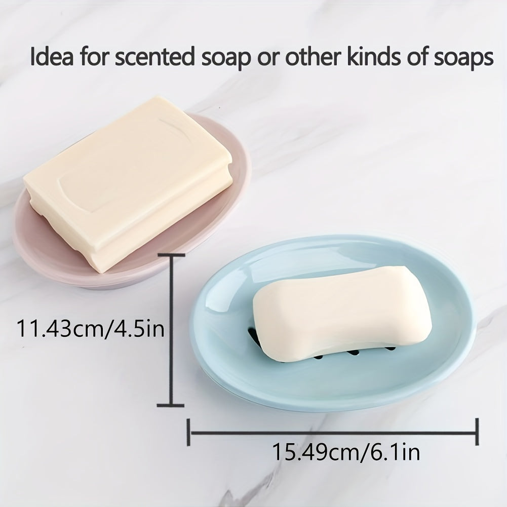 Double Layers Soap Saver for Kitchen and Bathroom Durable Plastic Storage Organizer