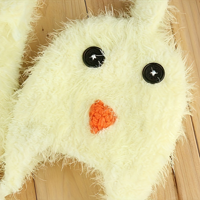 Baby Girl Knitted Romper and Crochet Hat Set for Holiday Photos and Special Occasions