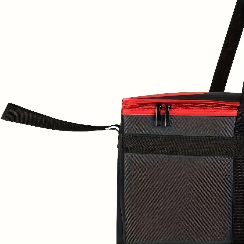 Bolsa de entrega de comida multifuncional, aislada, caliente y fría, para pizza, supermercado y catering