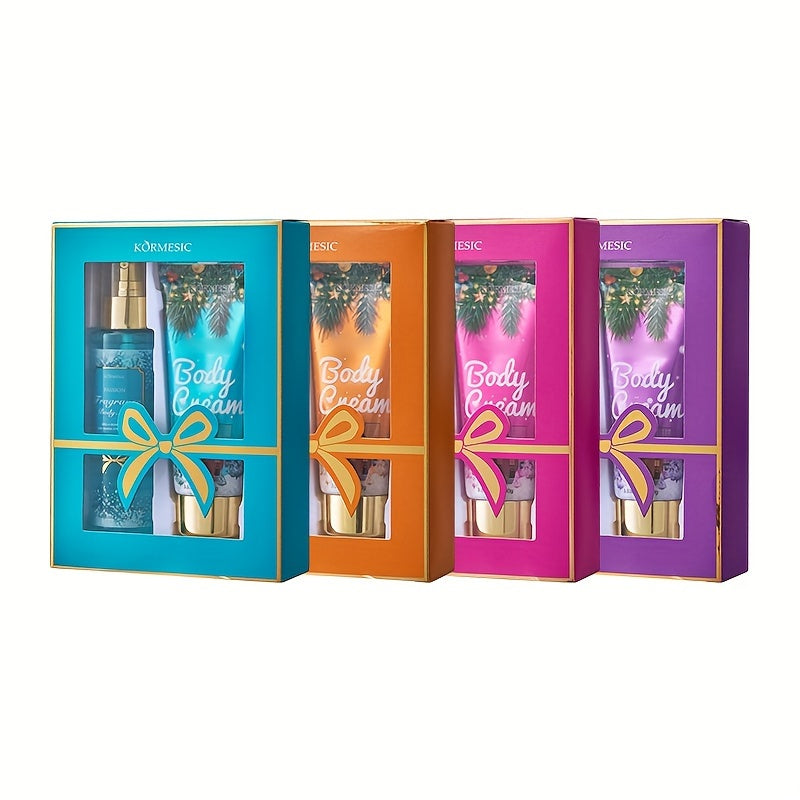 2-Piece Festive Scented Body Care Set for Women Alcohol-Free Plant-Based Squalane