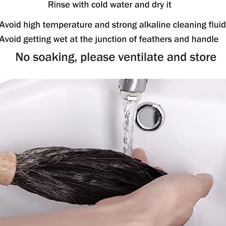 Yuqori sifatli tuya parasi tozalovchi - Yog'och tutqichi bilan - Nozik ob'ektlar va uy yuzalarini yumshoq va pufak paralar bilan ehtiyotkorlik bilan tozalash uchun, uzoq muddatli va zarar yetkazmaydigan tozalash aksessuari.