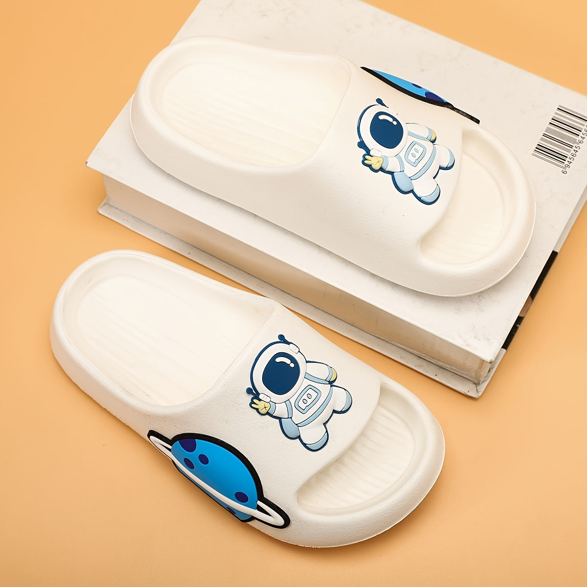 Children's EVA Astronaut Slippers for Boys Indoor Outdoor Non-Slip Lightweight
