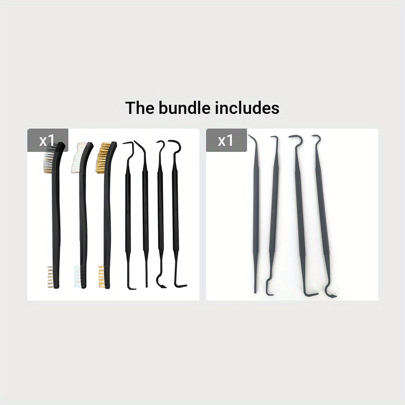 Juego de limpieza para detallado de autos, cepillos de alambre y pinzas de nylon para uso automotriz