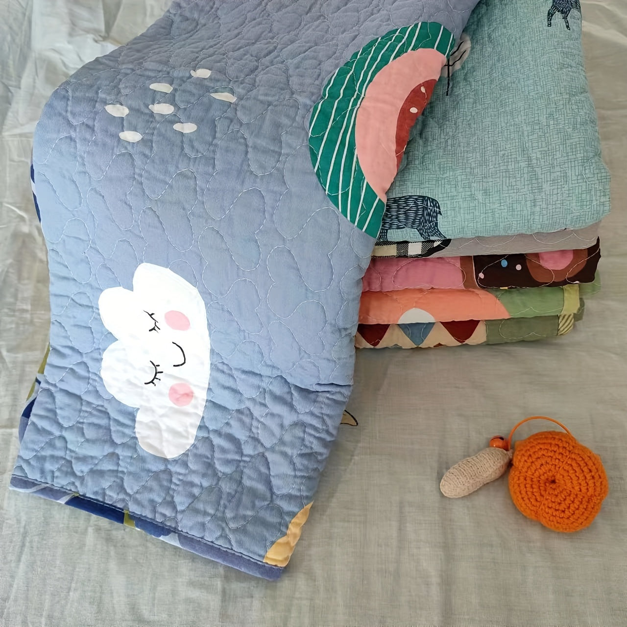 Leakproof Washable Double-Sided Diaper Changing Pad All-Season Gift