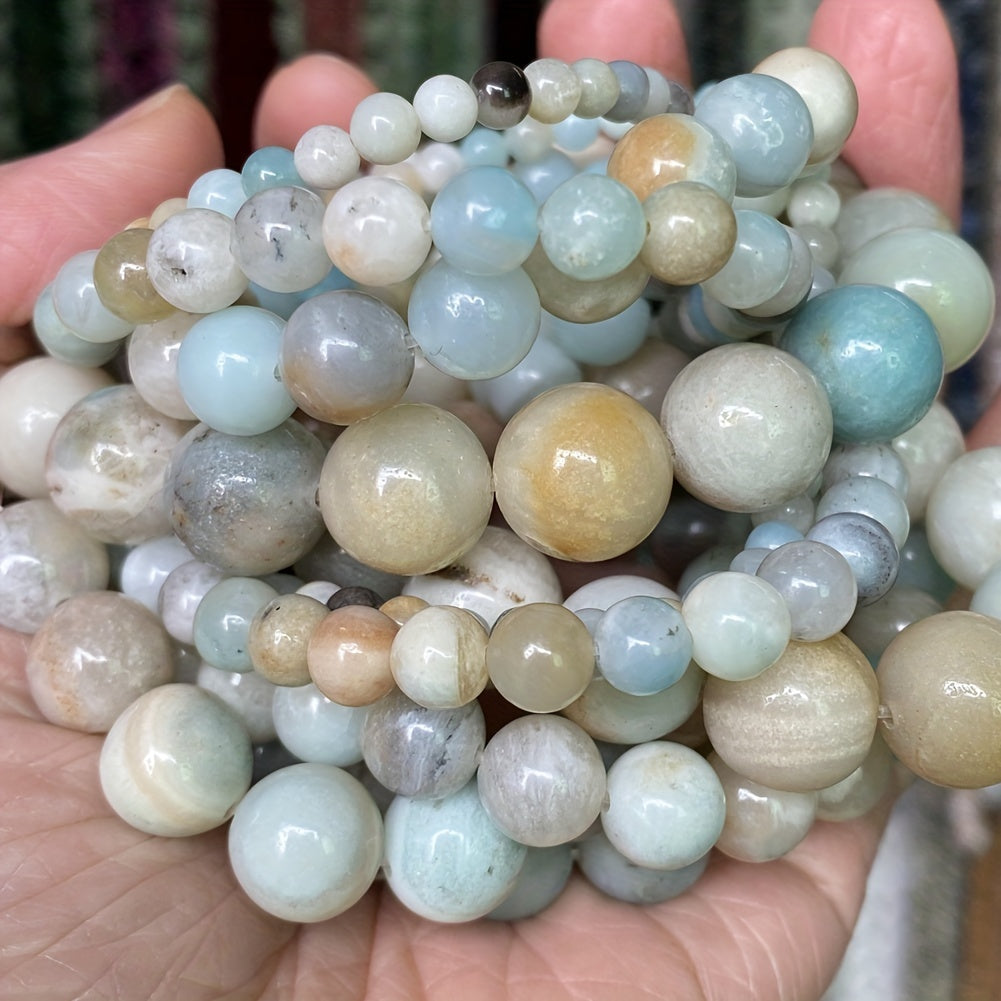 Natural Amazonite Beads Pack of 30 37 45 59 90 Pieces 4mm 6mm 8mm 10mm 12mm Jewelry Making