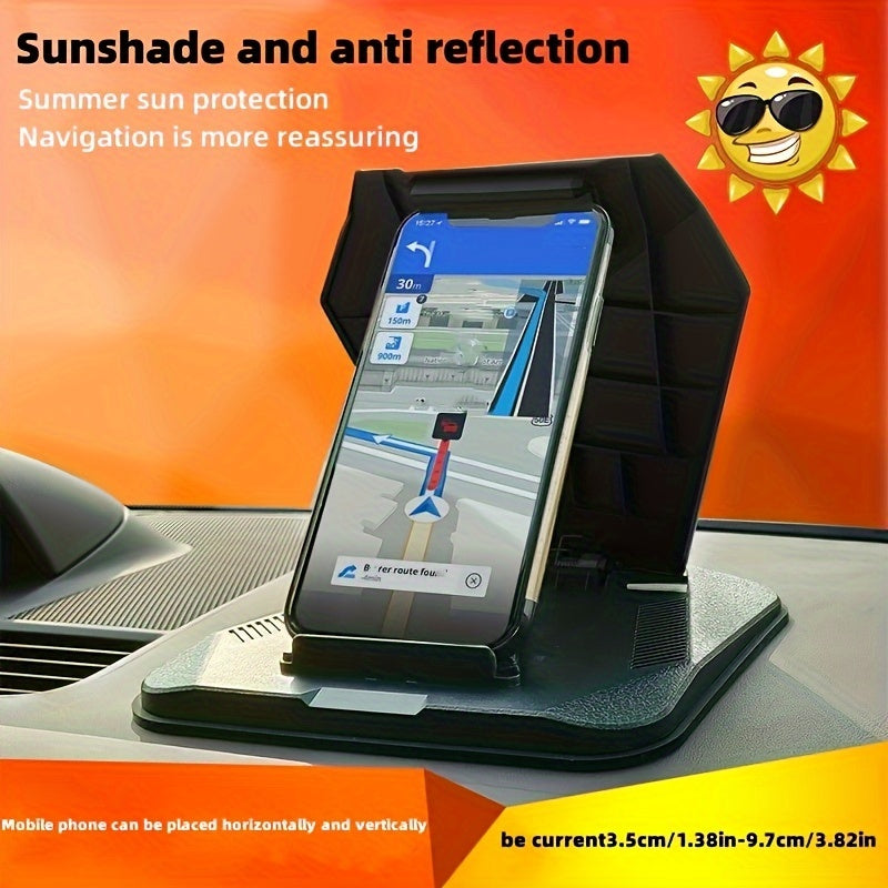 Soporte universal para coche para teléfono y tableta para consola central con orientación de pantalla ajustable