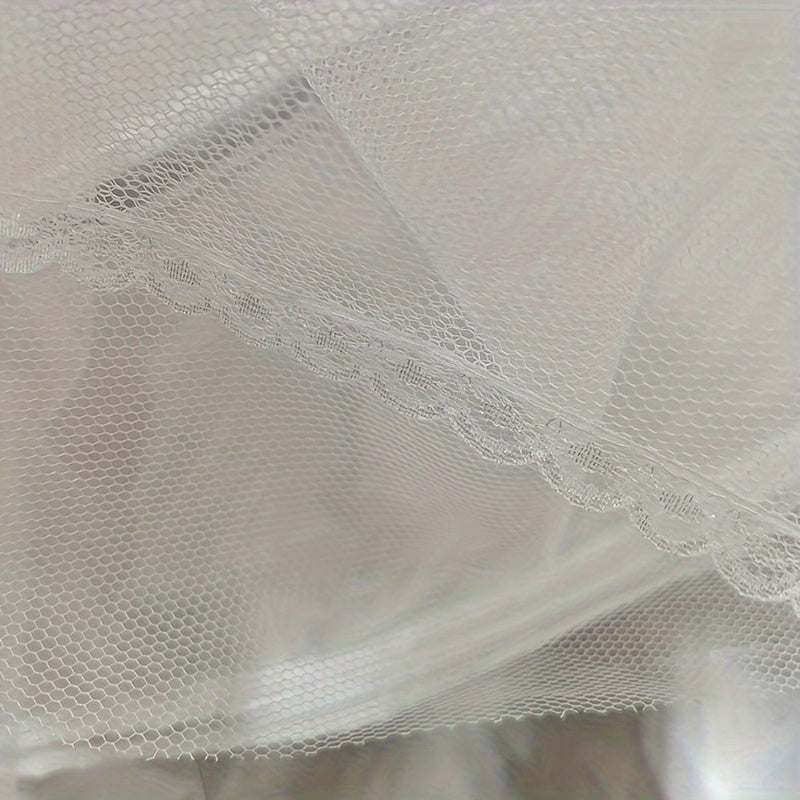 Wedding Dress Petticoat with Lace Trim and Adjustable Waist for Bridal Gown Bustle
