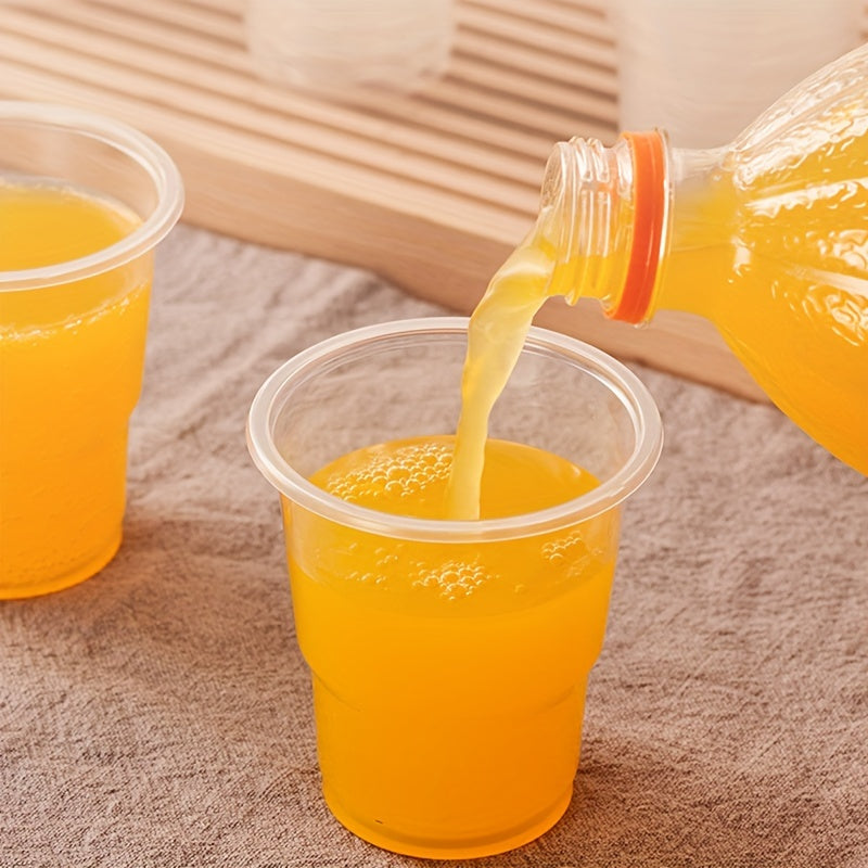 100 Pack 5oz Disposable Plastic Cups Durable Clear Party Supplies