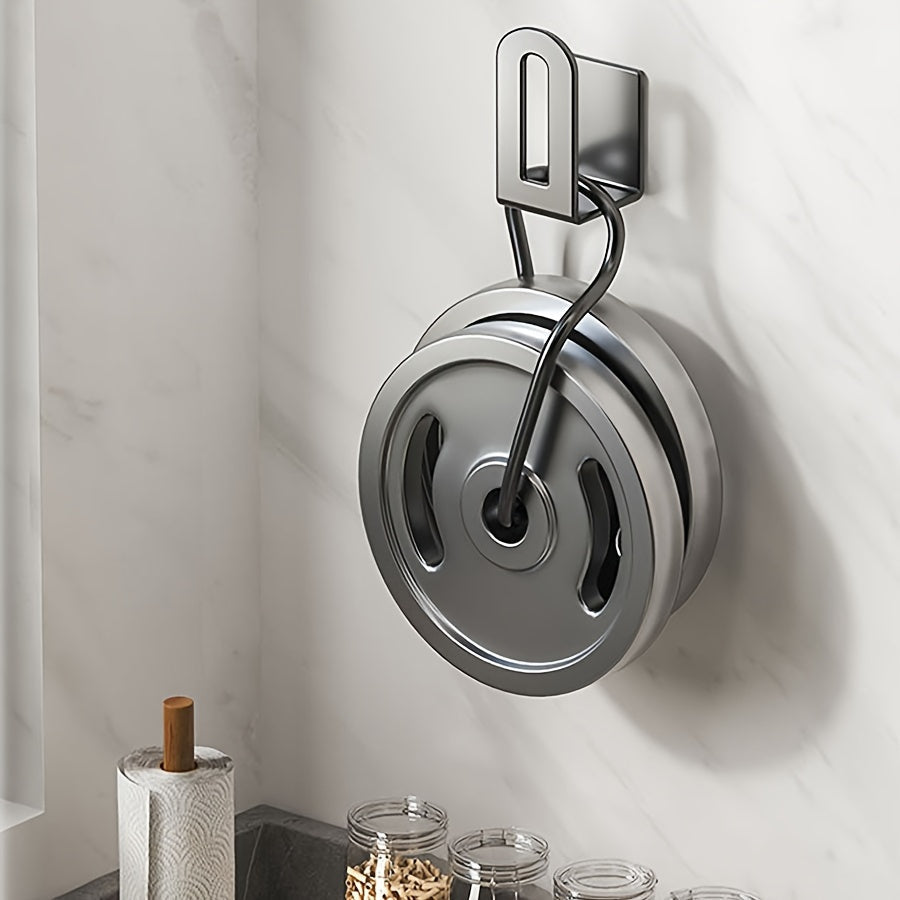 2-ta qismli devorga o'rnatiladigan oshxona tashkilotchisi qafasi metall saqlash idishlari uchun qozon qopqog'i va kesish taxtalari