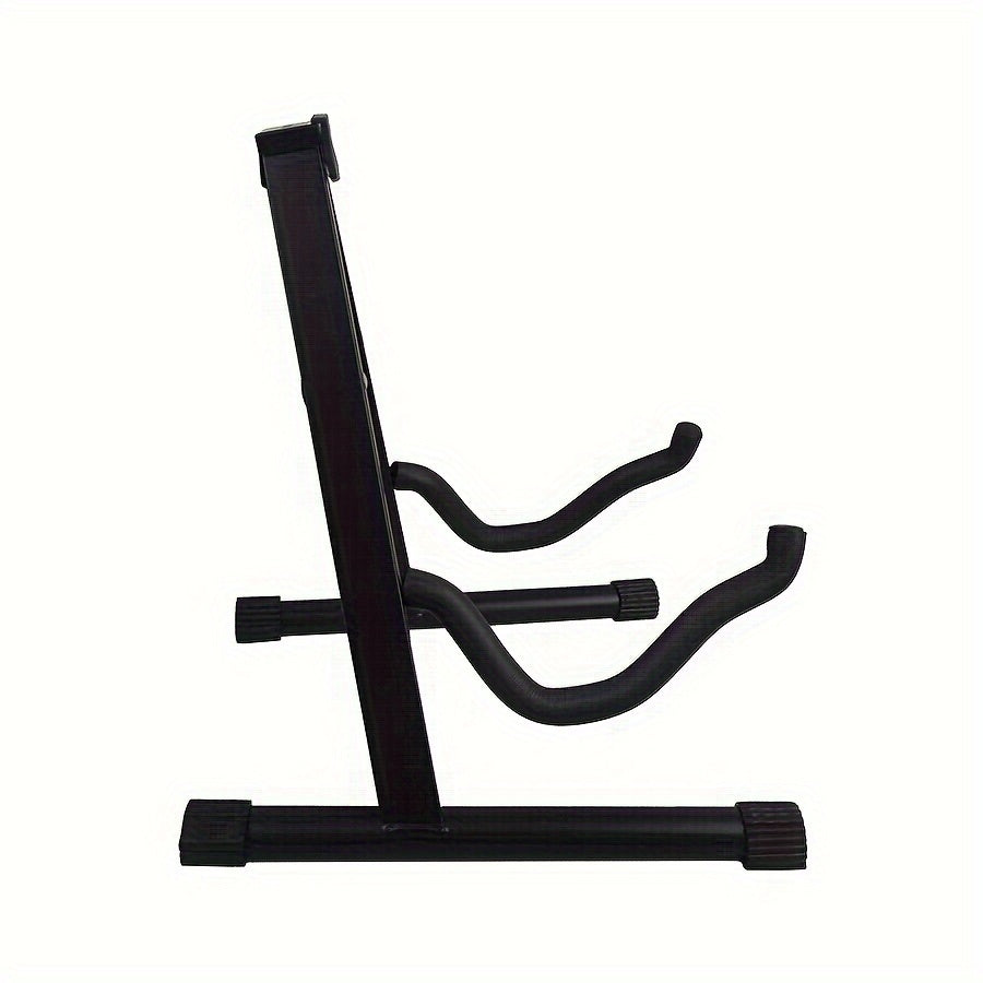 Bakelite A-Type Guitar Stand for Electric Bass and Acoustic Guitar Foldable Floor Mount