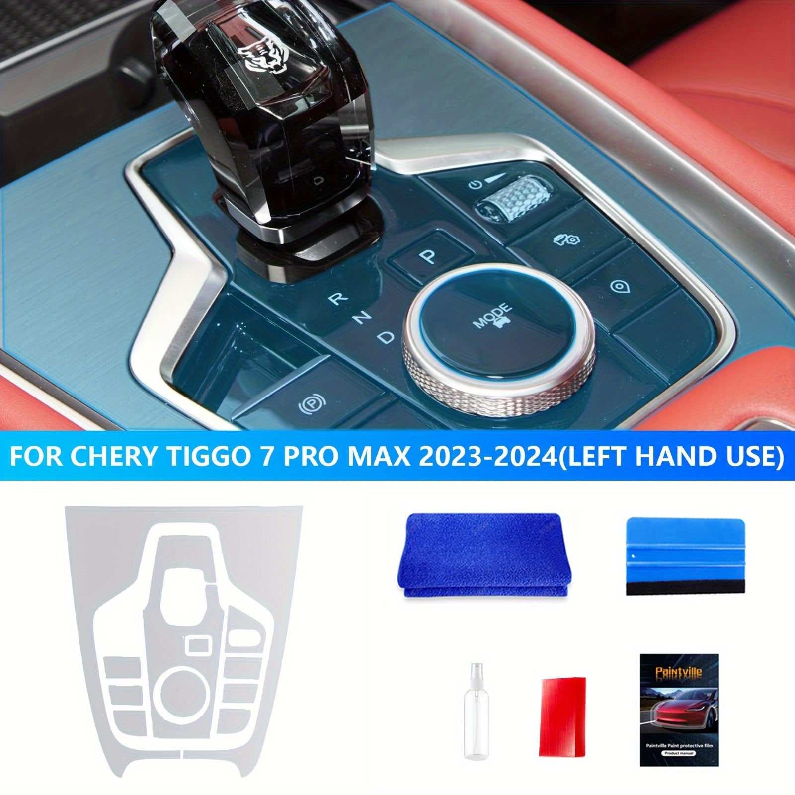 Salon avtomobil himoya filmi TPU anti-chiruvchi UV toza saqlash uchun SUV 8.5mil