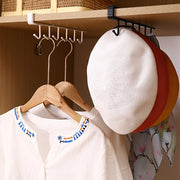 Metal Nail-Free Hooks for Kitchen and Bedroom Hanging Cups Clothes Keys Utensils Bags