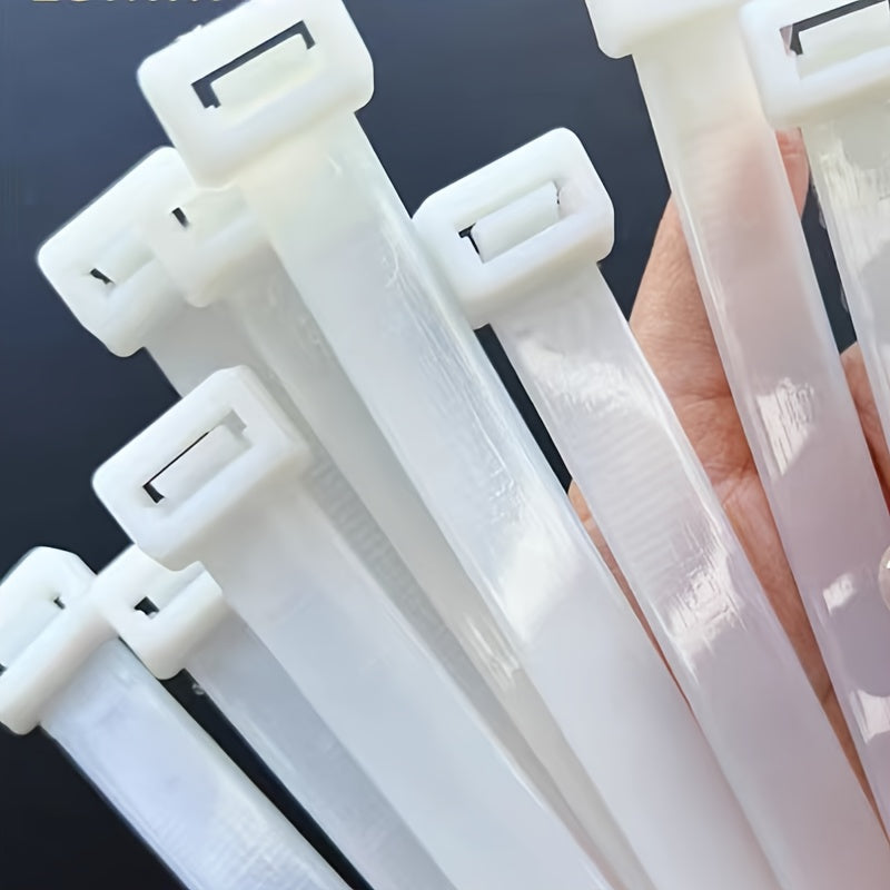 Heavy-Duty Nylon Cable Ties Self-Locking Large Sizes for Organization and Safety