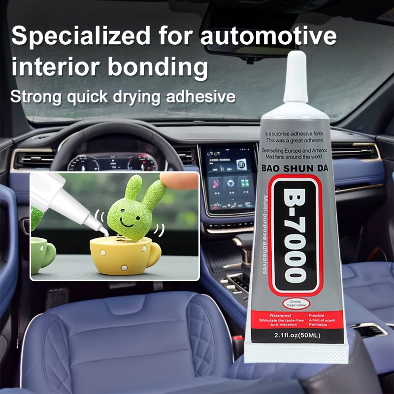 Multi-Purpose Transparent Adhesive Glue for Jewelry and Car Interior