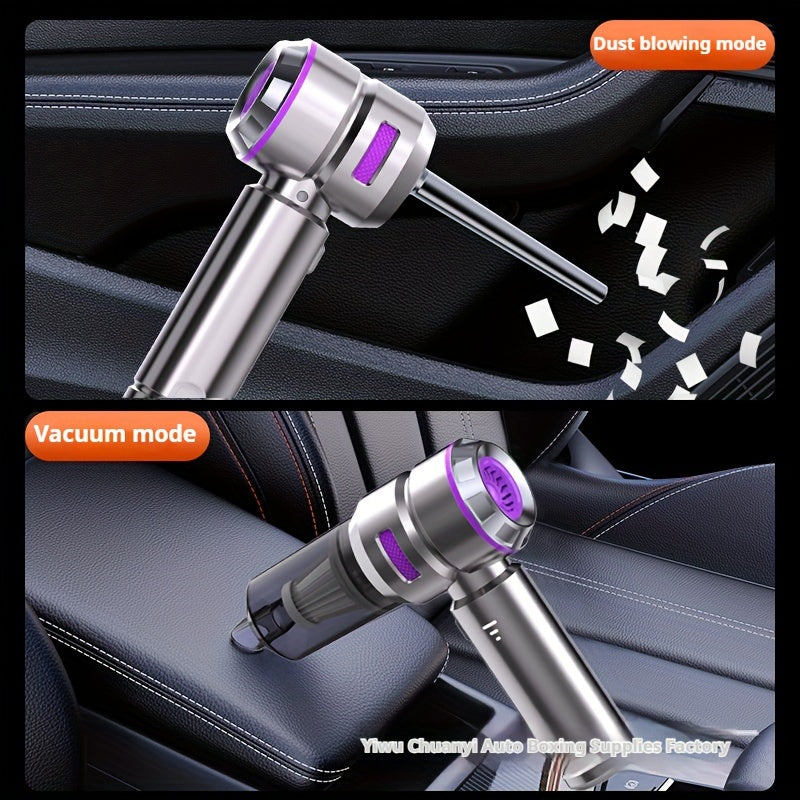 Portable Handheld Vacuum Cleaner With HEPA Filter And USB-C Rechargeable