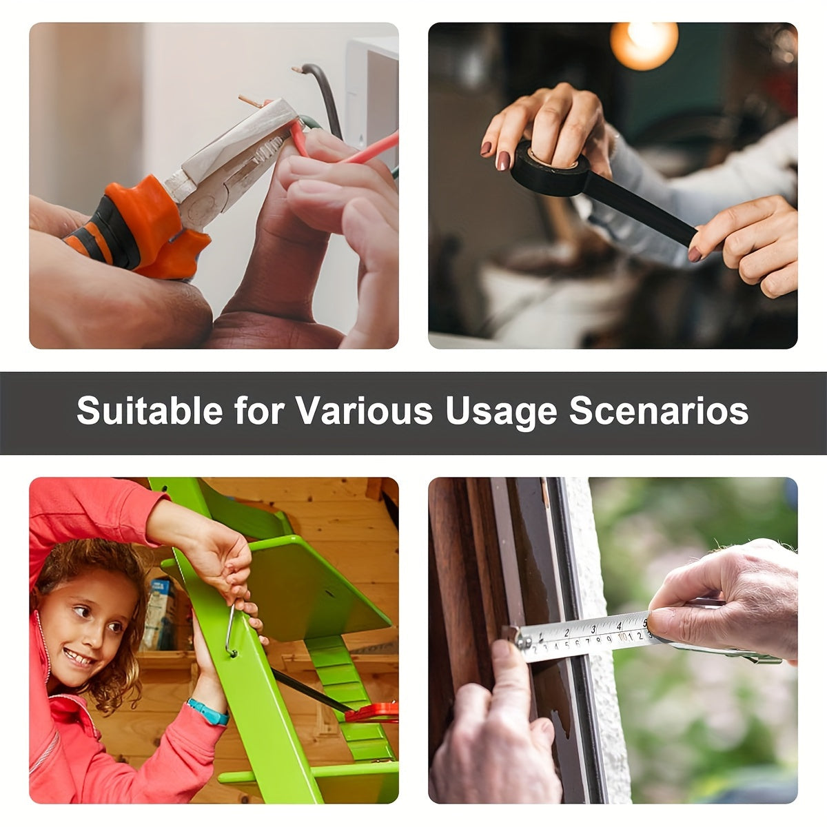 Handheld Household Toolbox with Plastic Case for Car and Home Repair