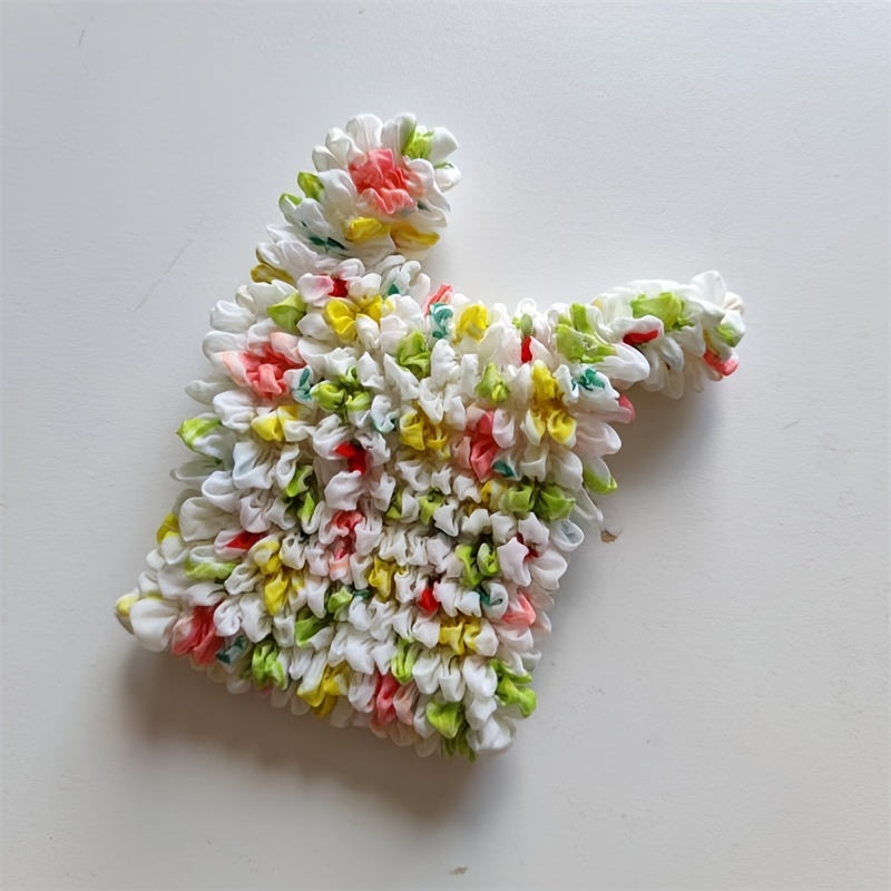 Gul naqshli qayta ishlatiladigan oziq-ovqat to'plami, cho'ziladigan sumka, xarid qilish uchun yelka sumkasi, qisqaradigan saqlash sumkasi, ayollar uchun mukammal sovg'a, xarid qilish va sayohat uchun ideal, ajoyib oshxona tashkilotchisi va aksessuar.