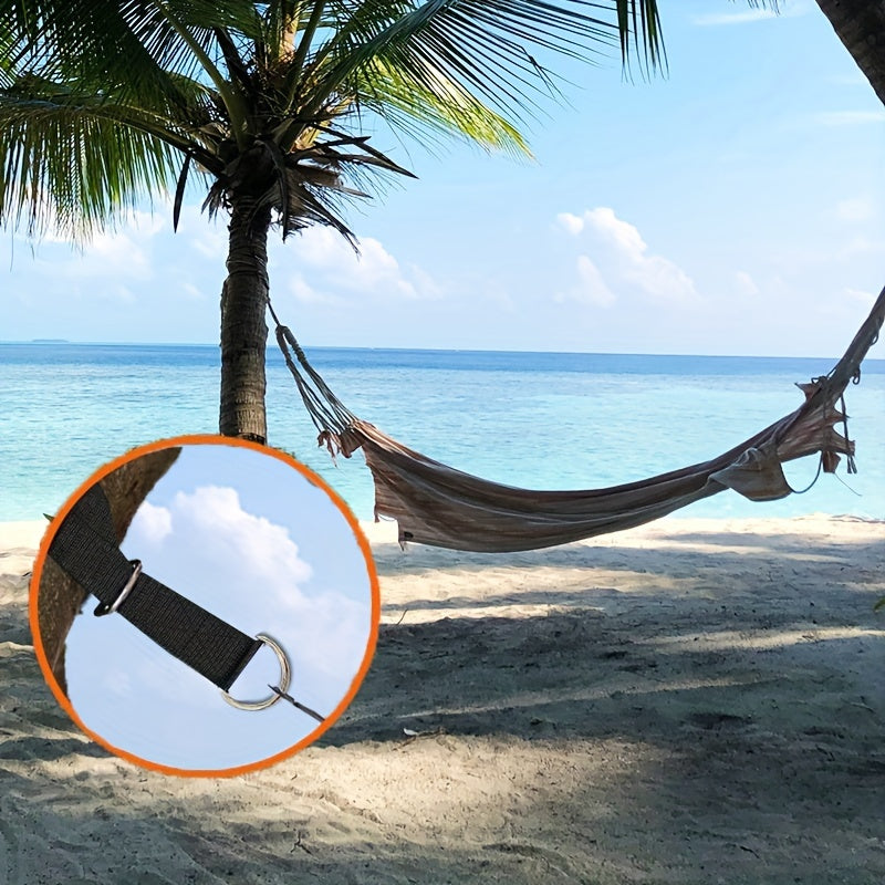 2pcs Tree Swing Straps Hanging Kit Nylon Outdoor Hammock Tire Saucer Green Black