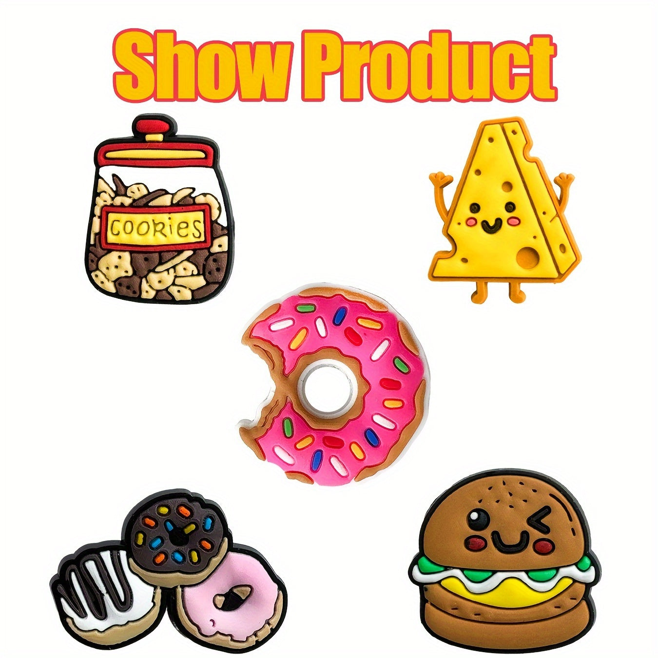 25 Pieces Food Series Plastic Toy Food Set for Children