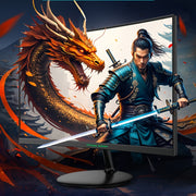 Curved Gaming Monitor 23.6 Inch 2K 180Hz HDR10 FreeSync SRGB Desktop Mount