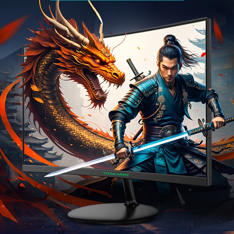 Curved Gaming Monitor 23.6 Inch 2K 180Hz HDR10 FreeSync SRGB Desktop Mount