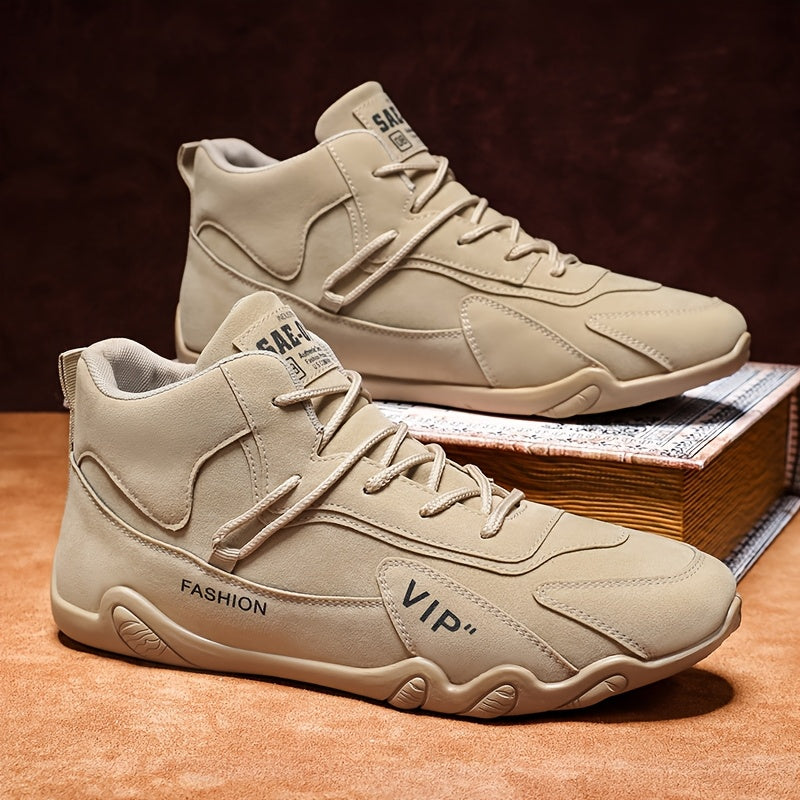 Men's High-Top Sneakers Non-Slip Comfortable Hiking Casual Outdoor Shoes