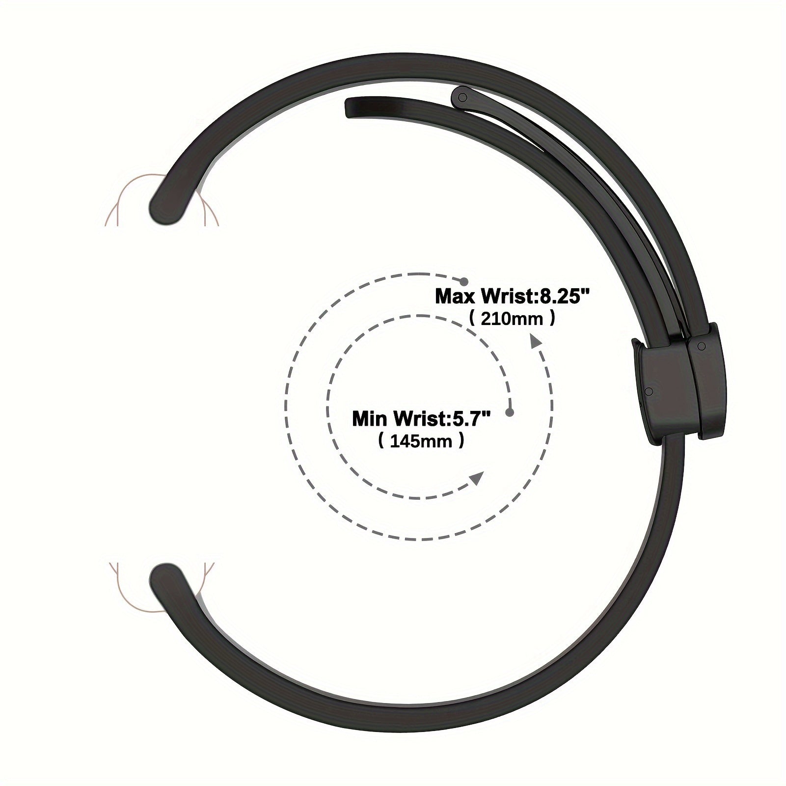 Magnetic Buckle Watch Band for Apple Watch Ultra Series 9/8/7/6/5/4/3/2/1/SE