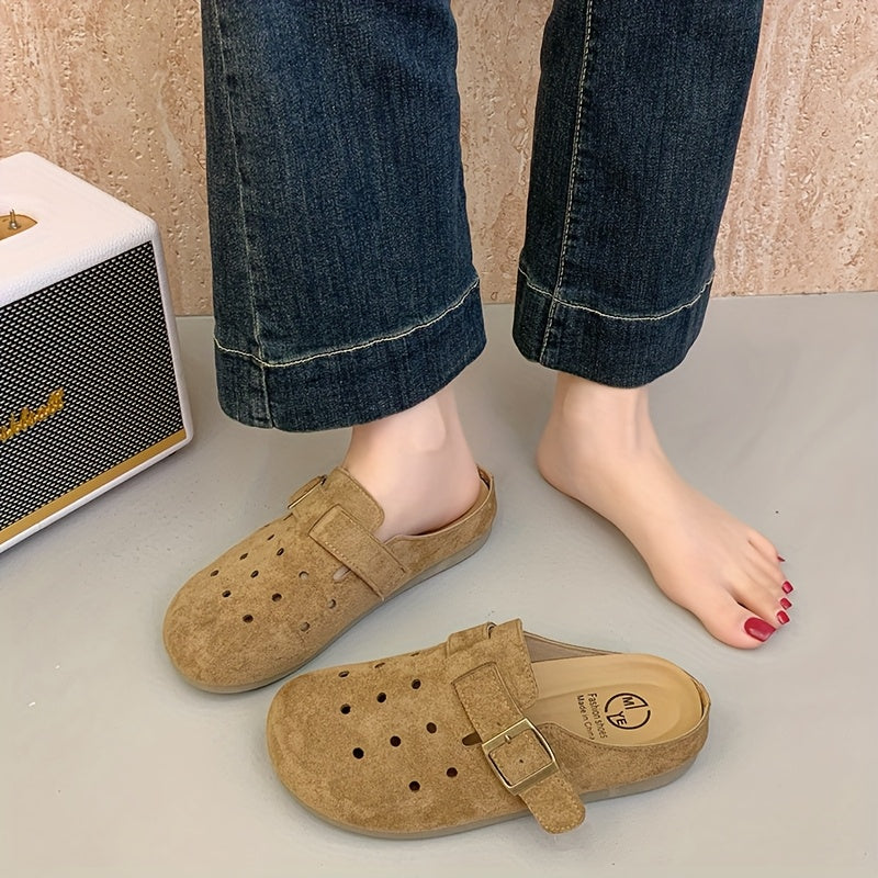 Women’s Slip-On Shoes Vintage Slippers Cushioned EVA Non-Slip TPR All-Season