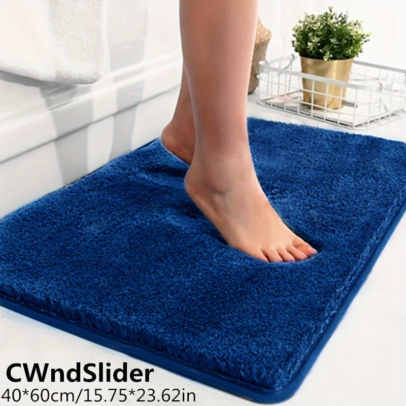 Thickened Plush Absorbent Non-Slip Bathroom Bathtub Rug