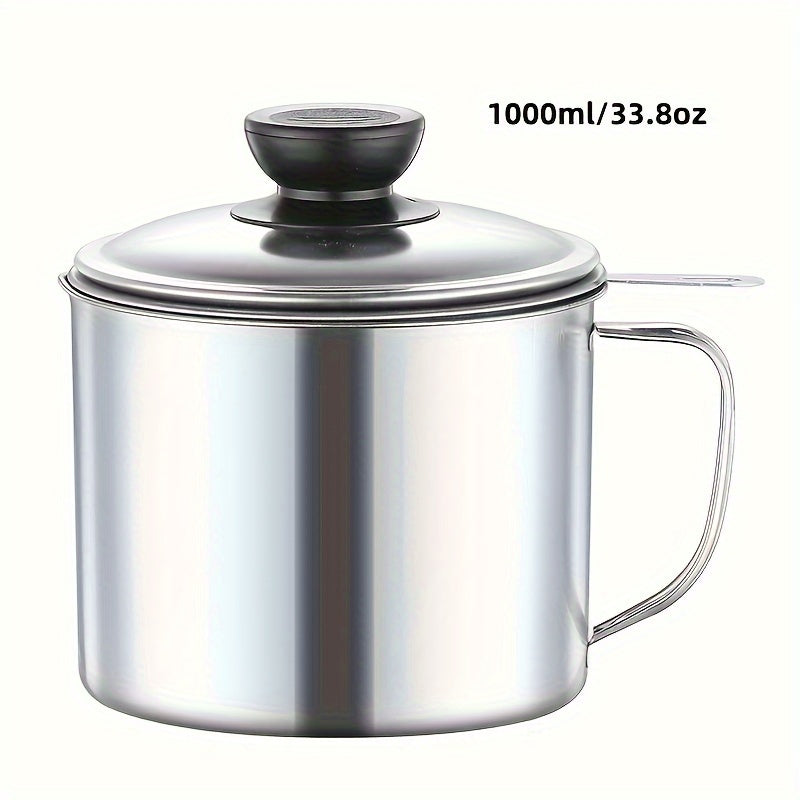 Zinapoyali yog' idishi, filtr, chang qopqog'i, filtr va yog' saqlash tanki bilan - 1100ml