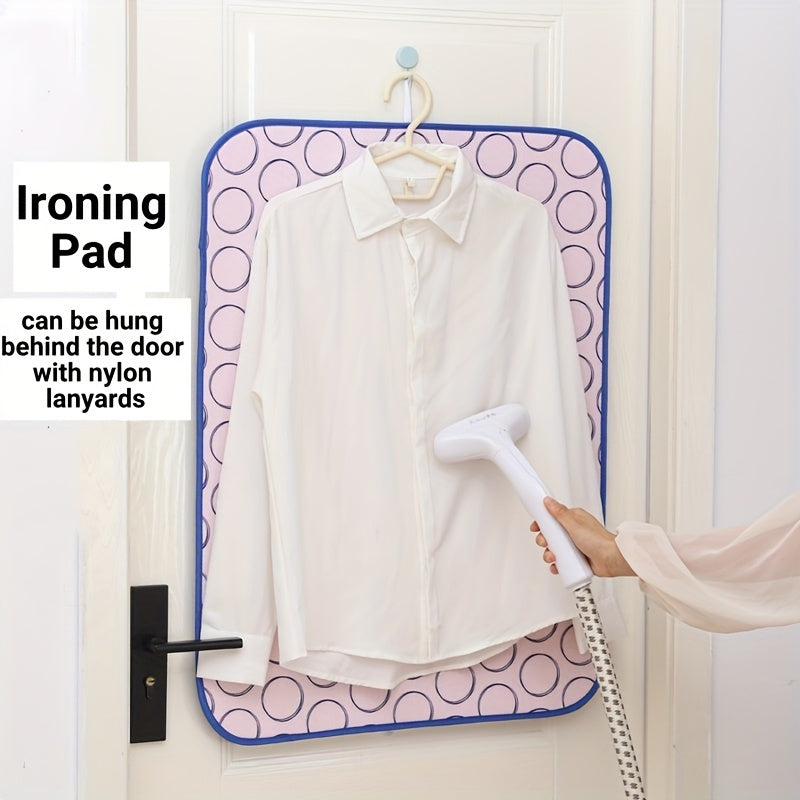 Set of 2 Foldable Ironing Mats and Silicone Iron Rest Pads Heat-Resistant Waterproof Non-Slip
