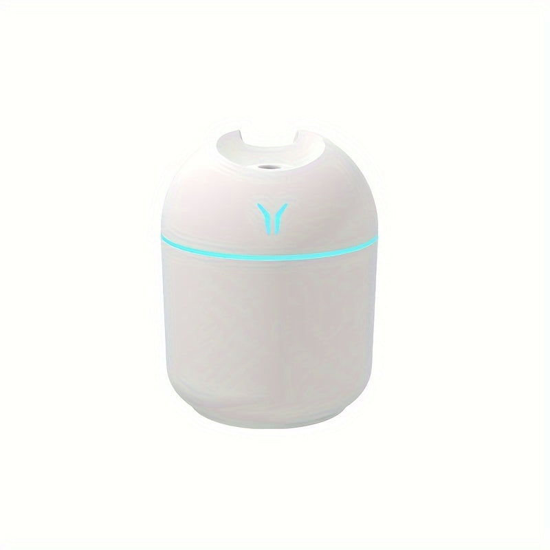 USB-Powered Essential Oil Diffuser Humidifier with Night Light Cold Mist for Home Use in White Mint Green Pink