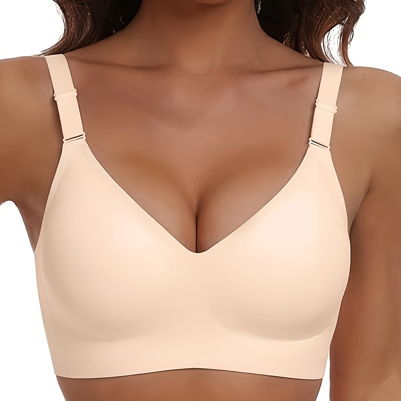 Women's Wireless Cami Bra with Push-Up Support Seamless Lingerie