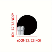 Пуговичный бархатный круглый ковер мягкий пушистый коврик для спальни, гостиной, рождественского декора