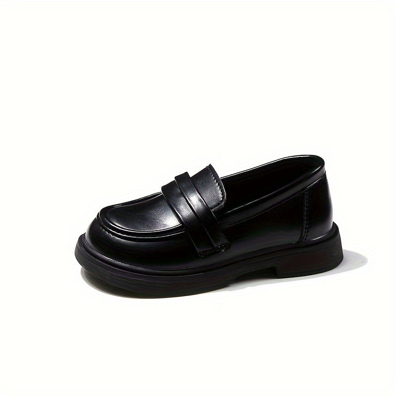 O'g'il bolalar uchun vintage slip-on loaferlar, barcha mavsumlar uchun yengil, sirpanmaydigan to'y poyabzallari.