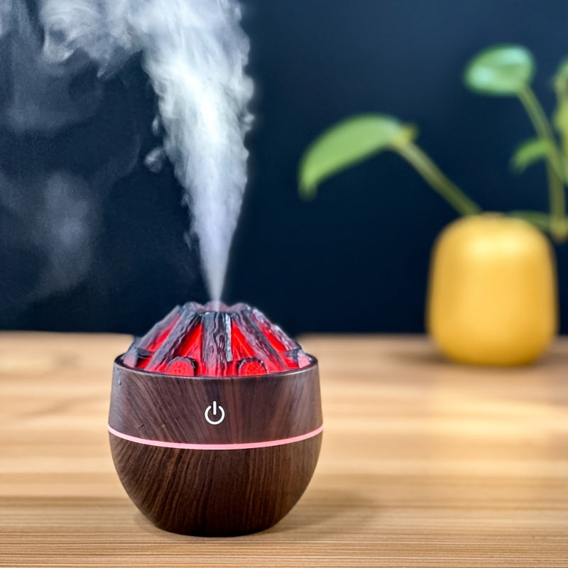 Humidificador de coche, hogar y escritorio con enchufe USB, luz nocturna y capacidad de agua de 200 ml
