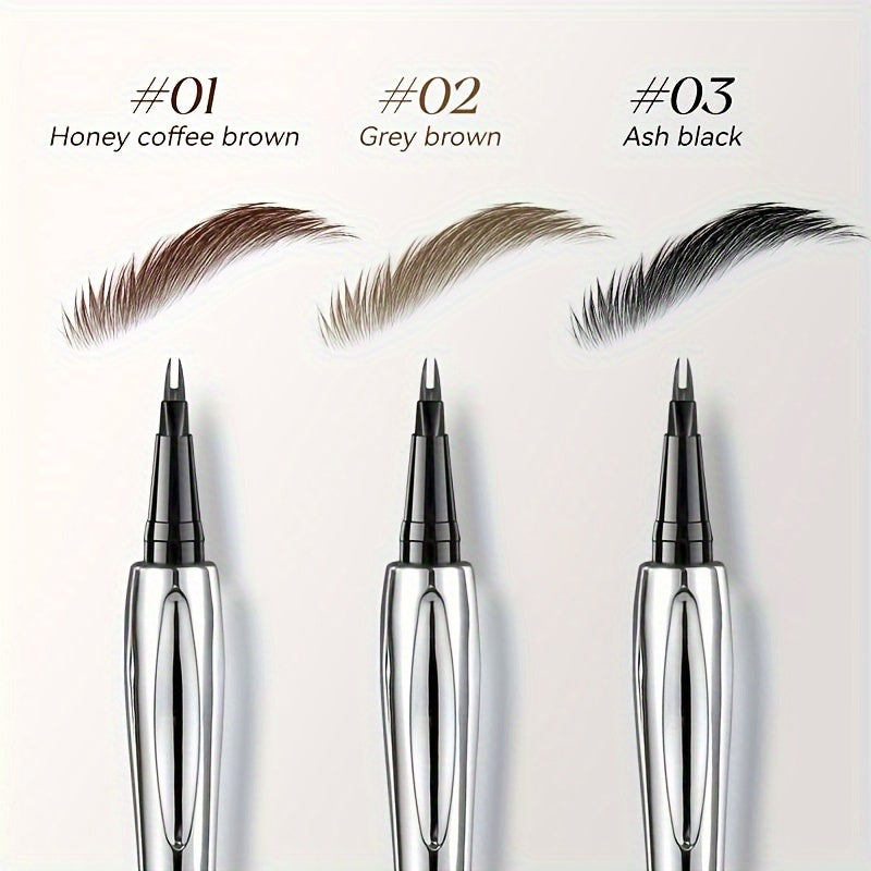 Dual-Ended Waterproof Eyebrow Pencil for All Skin Types