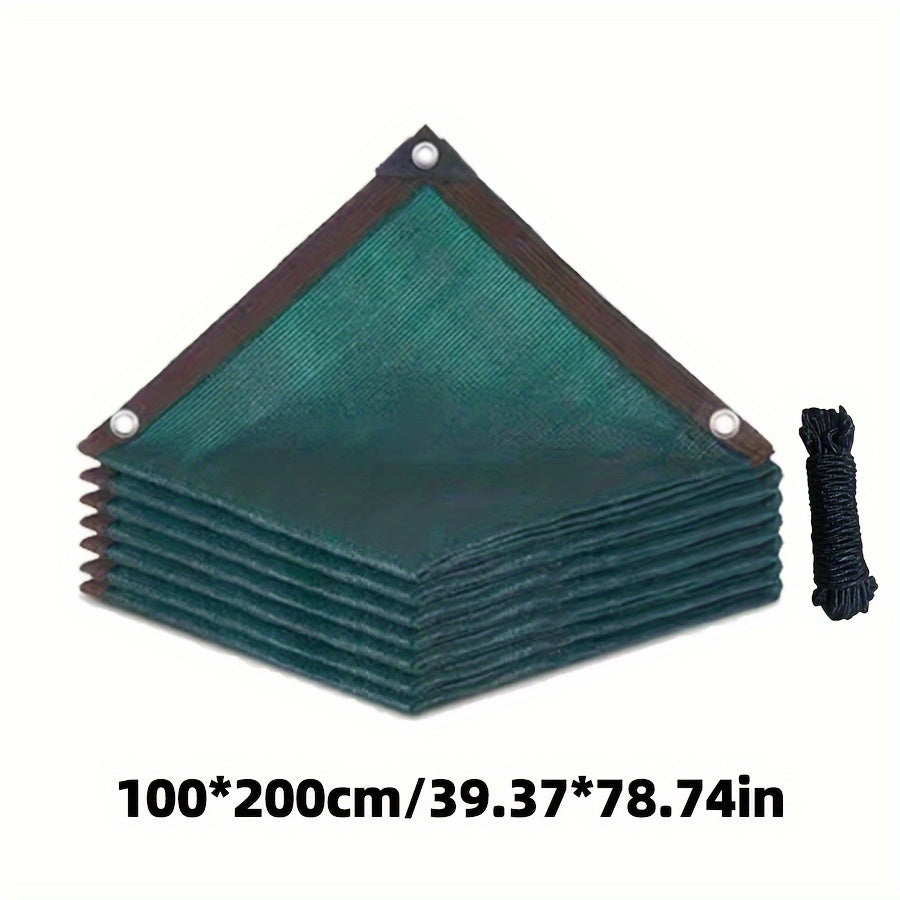 Green Polypropylene Balcony Privacy Screen Mesh Shade Net for Outdoor Spaces