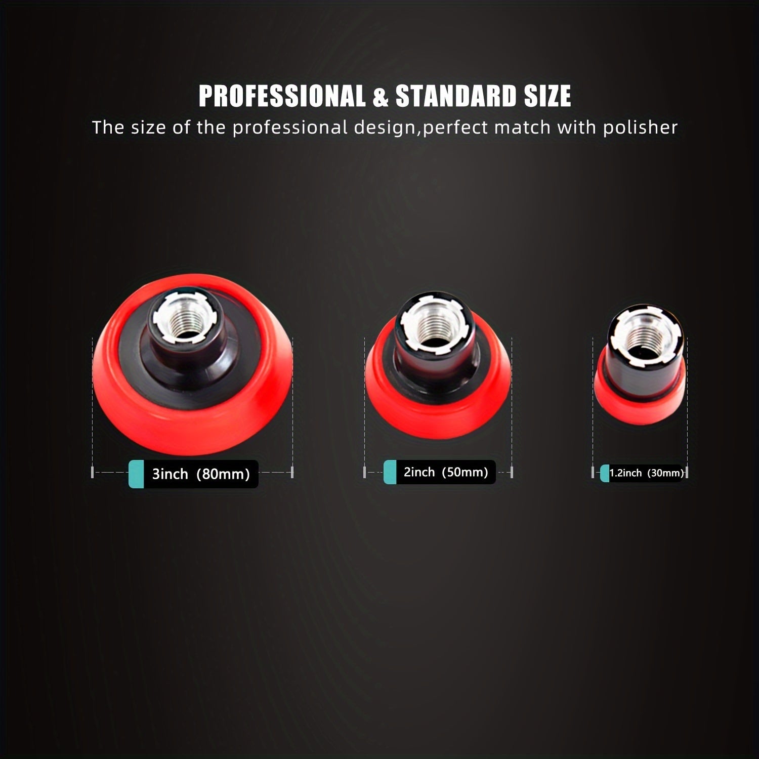 44pcs Car Foam Polishing Pad Kit Assorted Sizes Auto Buffing Pads