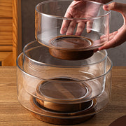 Glass Bowl for Fruit Yogurt Baking Dessert Nordic Style Tableware for Home Kitchen Restaurant